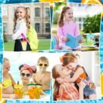 Patelai 8 Pcs Cute Water Bottles with Straw Kawaii Watermelon Ice Cream Cups Leak Proof Drinking Bottles with Adjustable Shoulder Strap for Sports Travel Camping(Classic Style) - Image 6