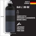 SIGG - Sports Water Bottle - Hero Anthracite - Squeezable - Leakproof - Lightweight - Dishwasher Safe - BPA Free - 20 Oz, Grey - Image 3