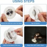 Led Coaster, 30 Pack Led Coaster Lights for Bottles,Light Up Coasters Led Bottle Lights for Liquor Bottles,Drinks,Club,Party,Wedding,Bar Decor(White) - Image 4