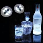 Led Coaster, 30 Pack Led Coaster Lights for Bottles,Light Up Coasters Led Bottle Lights for Liquor Bottles,Drinks,Club,Party,Wedding,Bar Decor(White) - Image 5