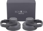 IRON °FLASK Spout Lid for Wide Mouth, Insulated Sports Water Bottles, Chug Lid, BPA Free 2 Lids (Graphite) - Image 3