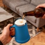 Ideus Insulated Beer Stein, 24/32oz Stainless Steel Double Walled Beer Mug Giant Bar Drinkware Metal Beer Cup with Big Grip Handle (Cerulean, 34oz (1,000ml)) - Image 7