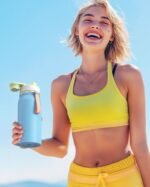 TOURIT 32oz Stainless Steel Wide Mouth Water Bottle, Double-Wall Vacuum Insulation with Spout Lid for Sports and Travel, White - Image 8