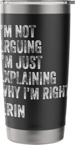 Erin Quote Funny Birthday Custom Name Idea Engineer Stainless Steel Insulated Tumbler - Image 4