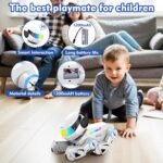 Smart Robot Dog for Kids,Interactive Robotic Puppy, Touch Sensor,Programmable Actions, Dancing &Singing, LED Eyes, Rechargeable Battery, Gift for Boys & Girls Ages 6-12 (White) - Image 4