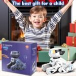Smart Robot Dog for Kids,Interactive Robotic Puppy, Touch Sensor,Programmable Actions, Dancing &Singing, LED Eyes, Rechargeable Battery, Gift for Boys & Girls Ages 6-12 (White) - Image 7