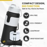 Collapsible Water Bottles – BPA-Free Silicone, Leak-Proof & Lightweight Foldable Water Bottle for Travel, Hiking, Camping, Sports & Everyday Use – Compact, Reusable, Portable, Easy Clean - Image 5