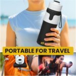 Collapsible Water Bottles – BPA-Free Silicone, Leak-Proof & Lightweight Foldable Water Bottle for Travel, Hiking, Camping, Sports & Everyday Use – Compact, Reusable, Portable, Easy Clean - Image 7
