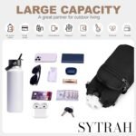 Water Bottle Carrier Bag with Strap, Water Bottle Purse with Phone Pocket 40oz for Walking Hiking - Image 7
