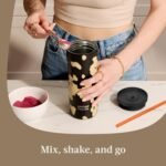 Contigo x Ally Love Streeterville Stainless Steel Tumbler with Straw, Easy Clean Lid, Leak Proof, BPA Free, 24oz, Licorice - Image 5