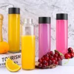 12 Pack 16oz Glass Water Bottles, 500ml Empty Glass Drink Bottles with Black Lids, Brush & Labels, Clear Reusable Juice Bottles for Juicing, Homemade Smoothies, Beverages - Image 4