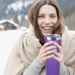 20 oz Skinny Tumbler with Lid and Straw,Stainless Steel Vacuum Insulated Tumbler Cup Double Wall Leak-proof Coffee Mug,Travel Thermal Water Tumbler for Home,Office,Outdoor (Purple,1) - Image 10