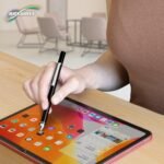 BoxWave Stylus Pen Compatible with ZMHQLPDZ Smart Water Bottle (Insulated Bottles) - FineTouch Capacitive Stylus, Super Precise Stylus Pen - Jet Black - Image 6