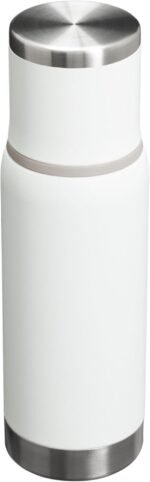 Stanley Adventure-To-Go Vacuum Bottle 17 oz | Wide Mouth with Leakproof Cup Lid | Keep Drinks Hot or Cold | Packable for Travel | Insulated Stainless Steel TherThermal Bottle os | BPA-Free | Frost - Image 4