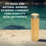 Natrual Bamboo, BPA-Free, Vacuum-Sealed Insulated, Hot-Cold Water Bottle Bamboo and Stainless Steel Water Bottle with Tea Infuser - Image 7