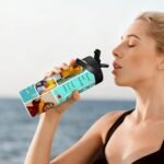 PYD Life 4 Pack Sublimation Water Bottle Blanks 30 OZ 900 ML Sports Wide Mouth Vacuum Insulated Straight Tumblers with Flip Straw and Portalbe Handle - Image 8