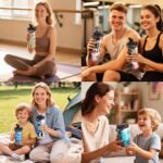 PYD Life 4 Pack Sublimation Water Bottle Blanks 30 OZ 900 ML Sports Wide Mouth Vacuum Insulated Straight Tumblers with Flip Straw and Portalbe Handle - Image 10