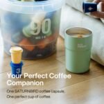 SaturnBird 12 oz Coffee Mug with Lid, for Cold & Hot Drinks, Vacuum Insulated Stainless Steel Coffee Tumbler for Cold & Hot Drinks, Reusable Double-Wall, BPA-Free, Seafoam Green (NO.2) - Image 8