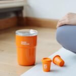 SaturnBird 12 oz Coffee Mug with Lid, for Cold & Hot Drinks, Vacuum Insulated Stainless Steel Coffee Tumbler for Cold & Hot Drinks, Reusable Double-Wall, BPA-Free, Seafoam Green (NO.2) - Image 9