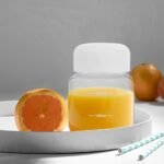 Luxshiny Borosilicate Glass Water Bottle 10 Oz Mini Clear Portable Drinking Jar for Juice Milk and Cold Beverages with Measurement Scale - Image 5