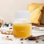 Luxshiny Borosilicate Glass Water Bottle 10 Oz Mini Clear Portable Drinking Jar for Juice Milk and Cold Beverages with Measurement Scale - Image 7