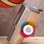 dscvr 2 Pcs Tumbler Replacement Lid Spill Proof, Shatter Resistant, Perfect Fit Lids Compatible with YETI Rambler, Ozark Trails,Fits Inside Diameter of 3.2 inch Tumbler (20 oz., Black) - Image 8