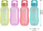 Plastic Coffee Travel Mugs Water Bottle Sports Water Bottle Cup for Milk, Coffee, Tea, Juice Size 350ml (12oz), Pack Of 4 - Image 3