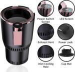 Smart Car Heater & Colder Cups,Temperature Control Cup,Car Cup Holder|Quick Thermal Heating Cups|Car Refrigerator Quick Cooling Cups|Suitable for Most Cars (Purple) - Image 5