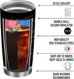 Christian Gifts Flask Warrior of God Faith 20oz Insulated Travel Mugs Stainless Steel Vacuum Tumbler with Lid Special Christmas Gifts for Men（Pack of 1） - Image 4