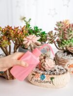 Melphoe Tattoo Wash Bottle Squeeze, 2Pcs 250ml Water Squirt Bottle Succulent Watering, Safety Rinse Watering Tools, Tattoo Supplies, Irrigation Sprinkling Can Wash Plant (Pink) - Image 3