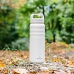 GRANDTIES 2 Lids Sports Stainless Steel Water Bottles – Wide Mouth Vacuum Insulated Reusable Leak Proof BPA-Free Travel Metal Canteen, Thermal Bottles for Men Women Gym (Ivory White 24 oz) - Image 10