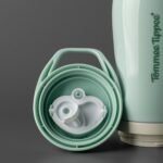 Tommee Tippee Insulated 9oz Sporty Spout Toddler Water Bottle, No Spill Sippy Cups for Toddlers 1-3, Two-Piece Valve Helps Stop Spills, BPA Free, Pink and Mint, Pack of 2 - Image 8