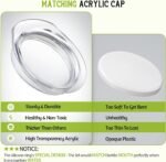 NETANY Set of 4 Glass Carafe with Lid, 1 Liter Beverage Serveware Carafe, Clear Glass Pitcher for Mimosa Bar, Brunch, Cold Water, Juice, Milk, Iced Tea, Lemonade - Image 5