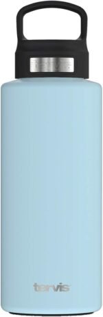 Tervis Powder Coated Stainless Steel Triple Walled Insulated Tumbler Travel Cup Keeps Drinks Cold, 40oz with High Performance Lid, Blue Moon - Image 3