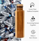 Premium Wooden Water Bottle – Eco-Friendly, Leak-Proof, Double Wall Insulated – Ideal for Gym, Yoga, Travel & Office Use – (Red Woden, 1000ml) - Image 9