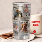Personalized Dog Frame Tumbler Custom Name & Photos Insulated cups Travel Coffee Mug with Lids Stainless Steel 20 30 Oz Gifts for Dogs Lovers Women Father's Day - Image 3