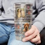 Personalized Dog Frame Tumbler Custom Name & Photos Insulated cups Travel Coffee Mug with Lids Stainless Steel 20 30 Oz Gifts for Dogs Lovers Women Father's Day - Image 4