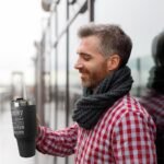 Tumbler Cups with Straw Grammy The Name Spoiling The Game B Family & Friends Mom Coffee Tumbler with Lid Personalized Insulated Travel Mugs Engraved Stainless-Steel 40 Oz Black Design Only - Image 4