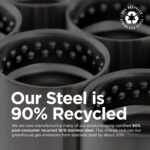 Klean Kanteen 20oz TKWide Insulated Water Bottle with Twist Cap - Clear Sky - Image 6