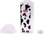 Milk Carton Shaped 17oz (500mL) Plastic Square Water Bottle - Leakproof, Perfect for Fitness, Gym, Camping, Sports - Image 5