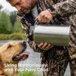 One Gallon Insulated Water Bottle for Travel: 2-in-1 Straw and Spout Lid, Keep Cold 24Hrs, Leakproof, 128oz Water Jug With Handle, Vacuum Stainless Steel for Sports, Hiking, Trip(Stainless) - Image 5