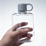 12.2 oz/360 ml Flat Travel Water Bottle, BPA Free Tritan Reusable Plastic Square Water Bottle, Leak-Proof Compact for Camping, Fitness, Outdoor Sports, Fits Purse and Pocket - Image 6