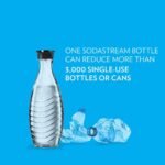 sodastream - Carbonating Carafe for Aqua Fizz machines | Eco-Friendly Reusable Glass Bottle | Keeps Sparkling Water Fresh | Dishwasher Safe | 24 Fl Oz | NOT compatible with other machines - Image 4