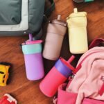 BrüMate Leap 12oz 100% Leakproof Kids Tumbler with Handle and Silicone Soft Straw | Durable Drop Resistant Silicone Sleeve | Made of Insulated Stainless Steel | Cup Holder Friendly | 12oz (Lavender) - Image 7