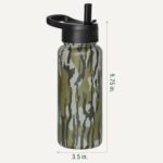 Wildkin Mossy Oak 32oz Kids Water Bottle – Leakproof, Vacuum-Insulated, Durable, Easy-Clean - Bottom Land - Image 6