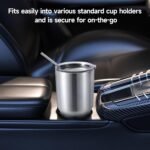 Volhoply 30oz Insulated Tumbler with Lid and Straw, Double Wall Inner & Outer 304 Stainless Steel Tumblers Bulk, Powder Coated Coffee Cup for Office, Home, Travel (Silver,8 Pack) - Image 6