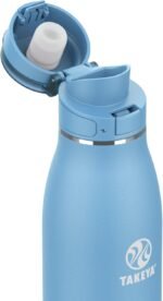 Takeya Traveler Leakproof Coffee Mug - Carrying Loop - Insulated Drinkware for Everyday Use - Durable & Portable with Spill-Proof Design - 25 oz, Bluestone - Image 3