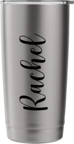 Rachel Personalized Name Travel Mug Stainless Steel Insulated Tumbler - Image 4