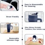 30/40 oz Tumbler Replacement Lids,2pack Spill Proof Straw Lids for YETI,Old Style RTIC,Ozark Trail and More,for Travel Tumblers,Stainless Steel Tumblers,Straw and Sippy Friendly - Image 5