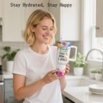 40oz Sloth Tumbler with Handle and Straw, Stainless Steel Insulated Cup with Lid and Straw, Travel Coffee Mug Water Bottle, Birthday Mothers Day Gifts for Women Men Animal Lovers - Image 8